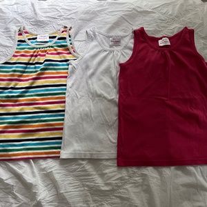Bundle of Hanna Andersson girls tank tops size 8 (130cm)